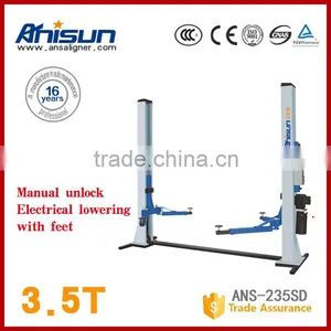 Clear Plate Two Columns Hydraulic Car Lifter 3500kg thumbnail-1