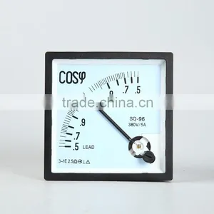 96*96 COS Power Factor Meter 0.5-1-0.5 Phase Meter 380V/5A thumbnail-1