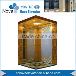 630kg~1600kg Passenger Elevators With Gearless Traction thumbnail-1