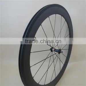 Bicycle Wheel Rims, Tubular 60mm Depth 700c Road Bicycle Full Carbon Rims thumbnail-4