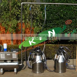 KLN Brand Pipeline Type Milking Machine With Two Buckets thumbnail-1