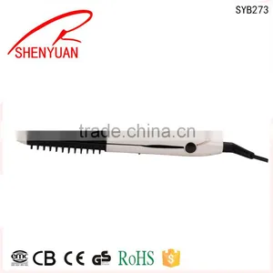 ISO Hot Sell Mini 100 Ceramic Hair Straightener Water Transfer Flat Iron thumbnail-2
