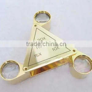 Wholesales Metal Folding Magnifier With High Quality ,for Promotion,custom Color thumbnail-1