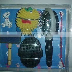 Pet Grooming Brush Set thumbnail-1