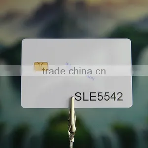 Blank Plastic Pvc Rewritable Memory IC Card With 5542 Chip thumbnail-1