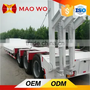 Maowo Used 13M Low Bed Semi Trailer for Hot Sale thumbnail-2