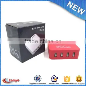 Wall Usb Charger Travel Phone Charger Usb 4 Port thumbnail-5
