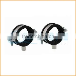 China Manufacture Best Quality Rubber Lined Electro Zinc Plated Hose p Clips thumbnail-4