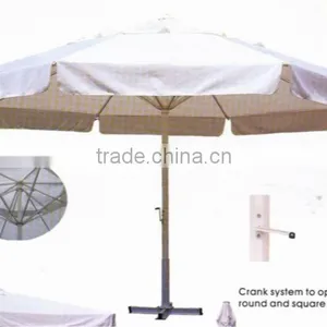 White Outdoor Large Sun Umbrella 11121-4 thumbnail-1