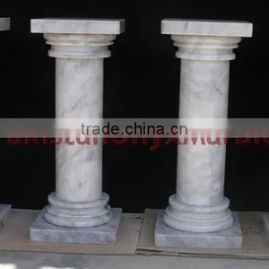 A GRADE ZIARAT WHITE MARBLE PEDESTALS thumbnail-6