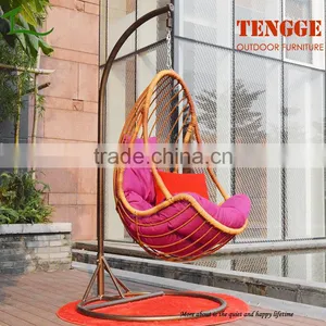 Rattan Hanging Egg Chair for Sale Hanging Hammocks With Stand thumbnail-1