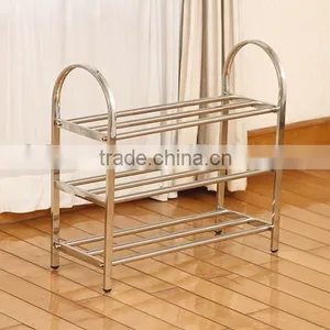5 Tiers Stainless Steel Square Tube Shoes Storage Orginaze thumbnail-3