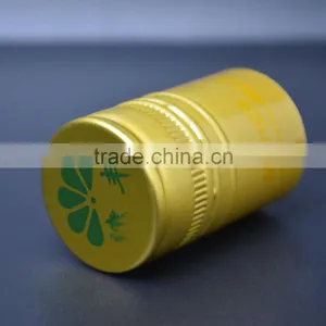 Factory Price Wholesale Twist off Aluminum Cap Gold Bottle Cap thumbnail-4