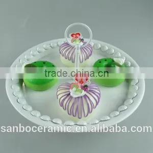 Colored Mini Cake Stand in High Fashion and Quality, Metal White Cake Stand thumbnail-2