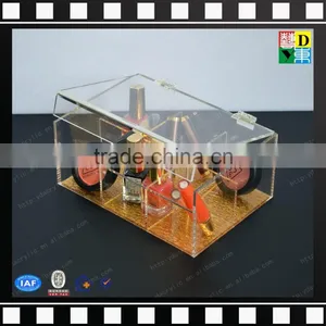 2016 Custom Clear Acrylic Lipstick Holder Display Stand Cosmetic Organizer Makeup Case thumbnail-5
