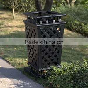 Arlau Outdoor Park Metal Waste Bin thumbnail-3