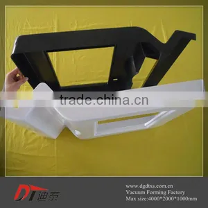 Custom Black and White Plastic Outline Vacuum Forming Part thumbnail-2