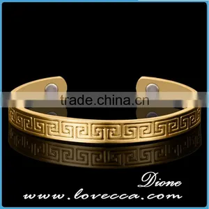 China Supplier Wholesale Health Women Copper Magnetic Wire Bracelet Bangle thumbnail-2