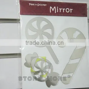 Giant Wholesale Cheap Mirror Wall Stiker thumbnail-1