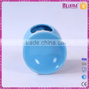 White Lace Decoration Ceramic Wax Burner for Home thumbnail-4