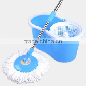 Cheapest Good Quality 360 Magic Rotate Spin Mop Bucket 2 Heads As Seen on TV thumbnail-1