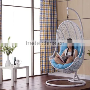 White Swing Chair Leisure Chair Specific Use thumbnail-6