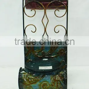 SW1A1028 Iron Candle Holder thumbnail-1