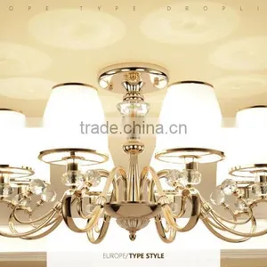 M949 Momoda Decorations European Simple Crystal Modern Living Room Bedroom Lighting Chandelier Pendant Lamp thumbnail-1