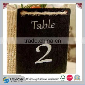 Vintage Wooden Chalkboard and Table Stand Restaurant Table Chaldboard thumbnail-1