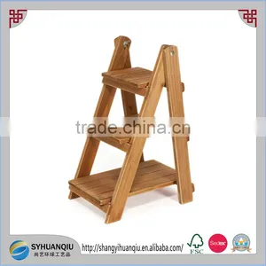 Dollhouse Miniature Furniture Red Wooden Corner Etagere Shelf CN thumbnail-1