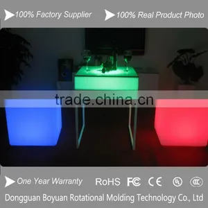 Folding Plastic Led Table/bar Cube Tank/led Office Commercial Table thumbnail-4
