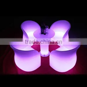 High Quality Plastic Led Flash Table Set With Infrared Remote Control thumbnail-2