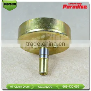 43CC 52CC Gasoline Grass Trimmer Clutch Drum With 9 Teeth thumbnail-2