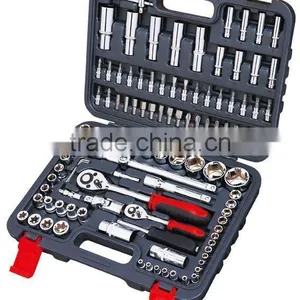 108PCS 1/2" 1/4" GERMANY FORCE MULTIFUNCTIONAL MECHANICAL SOCKET SET HAND TOOL SET thumbnail-1