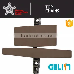 Plastic Side Flexing Flat Top Chains for Bottle Snap-on Gripper Roller Chains thumbnail-3