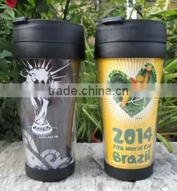 Plastic Double Wall Mug thumbnail-4