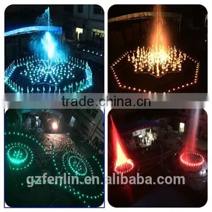 Stainless Steel Outdoor Colorful Running Music Water Speaker Fountain thumbnail-2