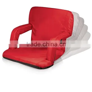 Red Portable Stadium Seat With Customized Team Logo thumbnail-2
