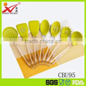 High Quality Factory Price PS Handle Silicone Kitchenware Cooking Utensil thumbnail-1