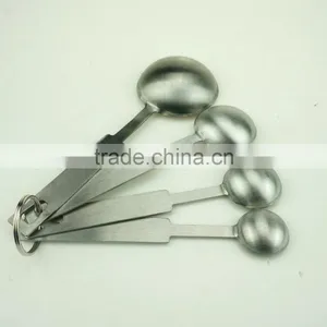42135 4pcs Stainless Steel Nesting Measuring Cups and Spoons Set thumbnail-5