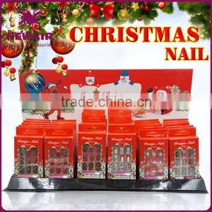 NEWAIR Popular Full Cover Christmas Free Fake Nails thumbnail-1