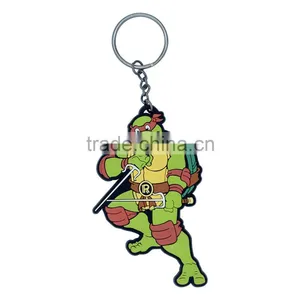 China Factory Wholesale Rubber Custom Decorating Pvc Silicone Keychain Keyring Gift thumbnail-1
