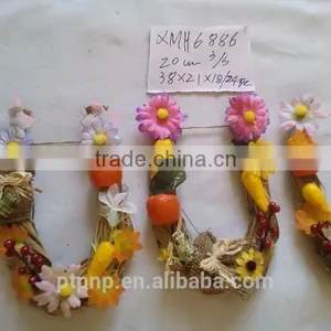 Straw and Fabric Scarecrow for Autumn and Harvest Decoration thumbnail-6