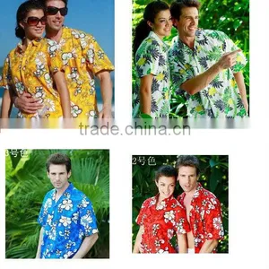 Mens Hawaiian Shirts Vintage Short Sleeve Hawaiian Shirts Floral Hawaiian Shirts thumbnail-1