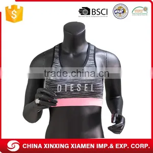 Womens Fitness Wear Custom Cheap Wholesale Sports Bra Logo thumbnail-1