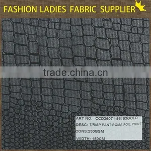Latest Fashion Pants Foil Pante Roma for Trousers Wholesale Many Stocks Pante Roma Fabric thumbnail-4