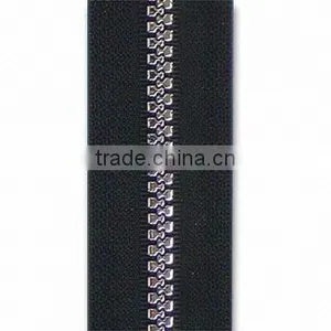 5# Plastic Zipper Silver Teeth Long Chain Zipper thumbnail-1