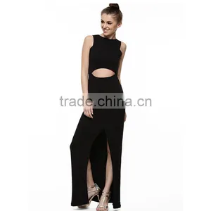 2016 Summer New Fashion Sleeveless European American Red Long Dress thumbnail-1