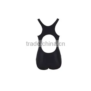 Wholesale Swimwear One Piece Cut Out Monokini Sports Swimsuit Slimming Bodysuit thumbnail-4
