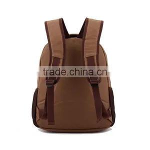 2016 New Style China Sport Canvas Backpack Wholesale Leather Custom Fashion Backpack thumbnail-3